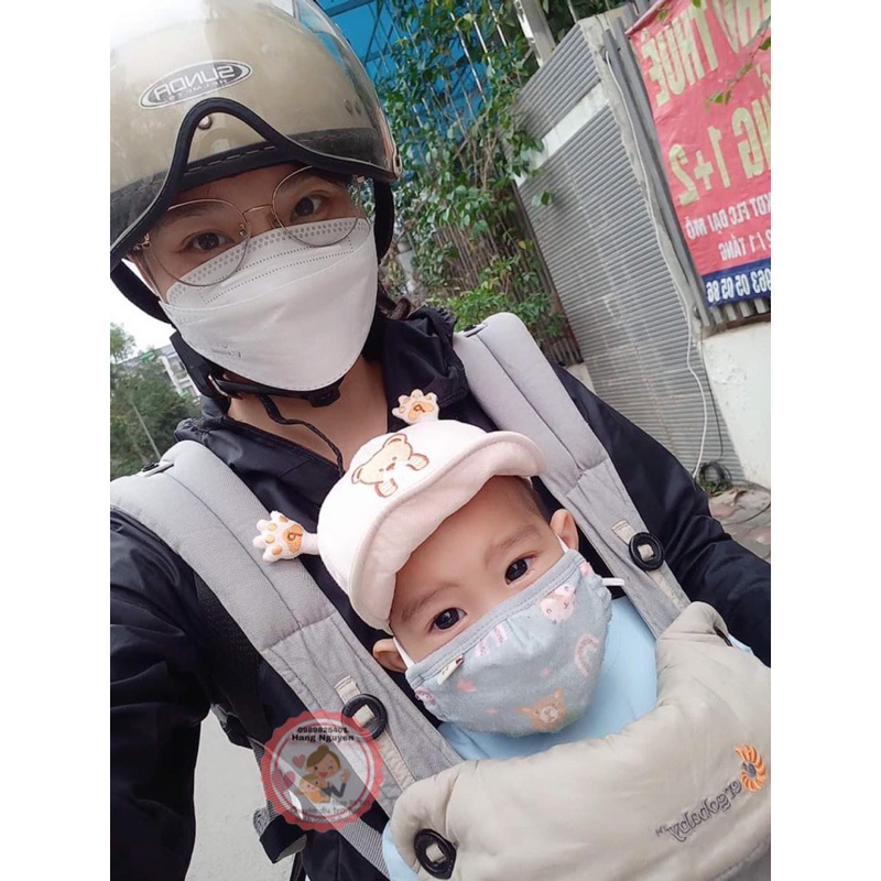 Địu 4 tư thế E.rgo.baby cotton organic