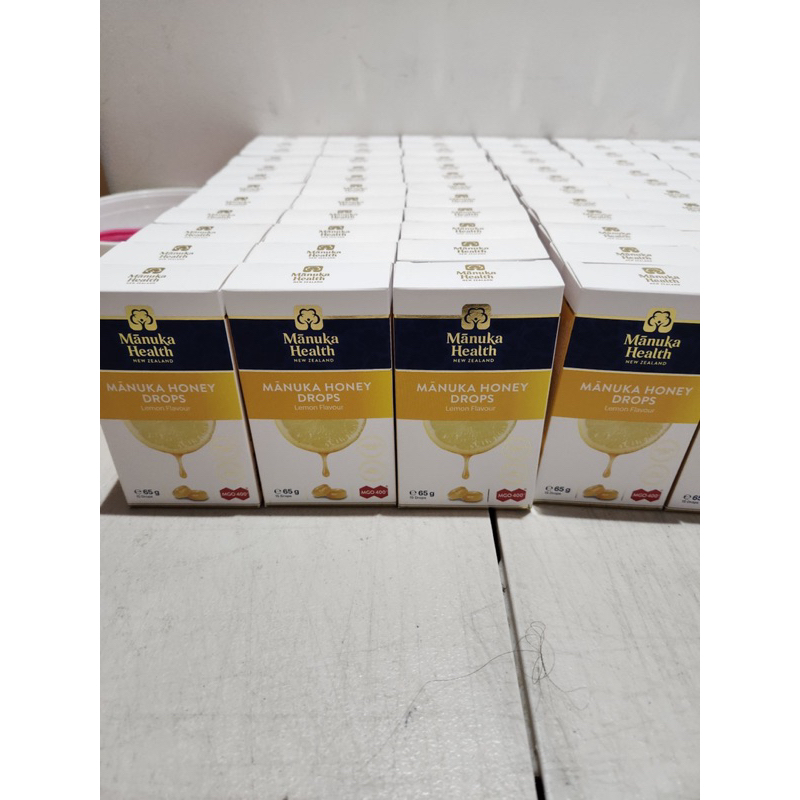 Kẹo Ngậm Mật Ong Manuka Honey Drops Lemon Flavour Vị Chanh, Vị Nho MGO 400+ -65g-15 Viên