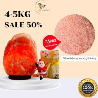 Đèn Đá Muối Nhập Khẩu Pakistan Cao Cấp - trang tri nhà cửa, văn phòng, lọc không khi, làm đèn ngủ