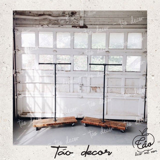 Sào treo quần áo chữ thập mặt gỗ