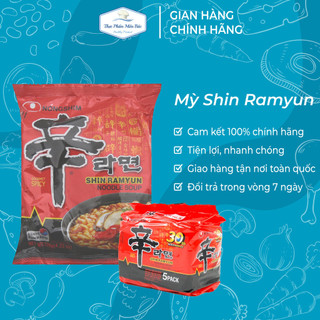 Lốc 5 gói mì Shin Ramyun Hàn quốc mì cay chuẩn vị truyền thống - PalDo