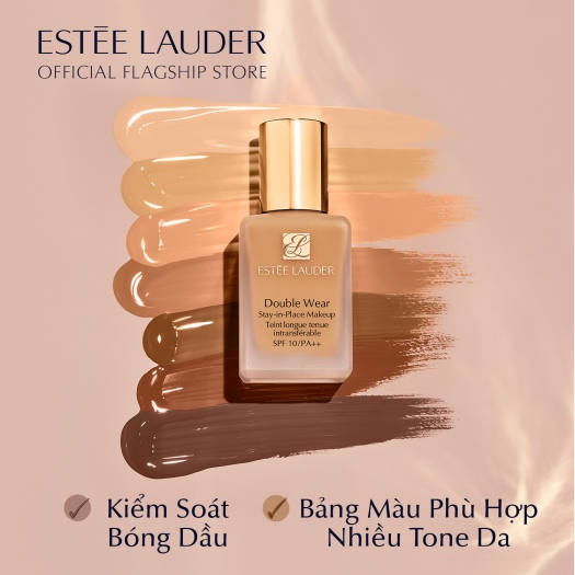 Kem Nền Kiềm Dầu Che Mụn Hiệu Quả Estee Lauder Double Wear Stay-in-Place Makeup SPF 10/PA++ - Foundation - NEDEVI MALL