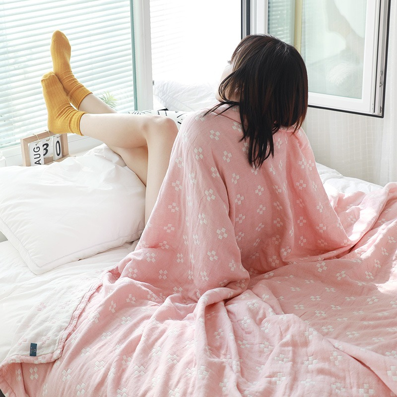 Chăn mền mùa hè Abraca Dabra cotton trơn/ sợi tre 100% điều hòa giải nhiệt hỗ trợ ngủ sâu thân thiện với làn da