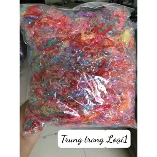1kg Thun cột tóc, túi thun size TRUNG dành cho mọi lứa tuổi