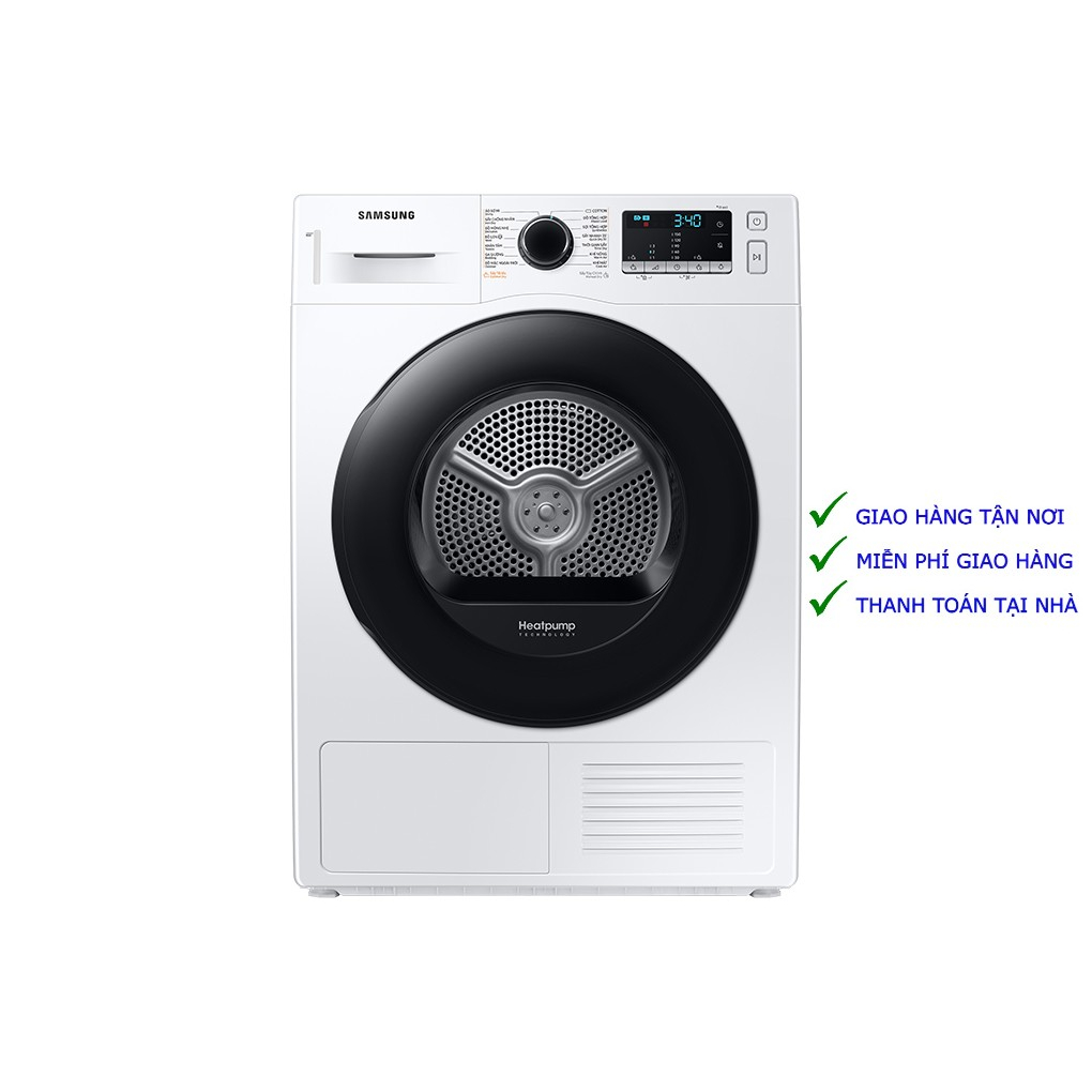 Máy sấy bơm nhiệt Samsung 9 kg DV90TA240AE/SV