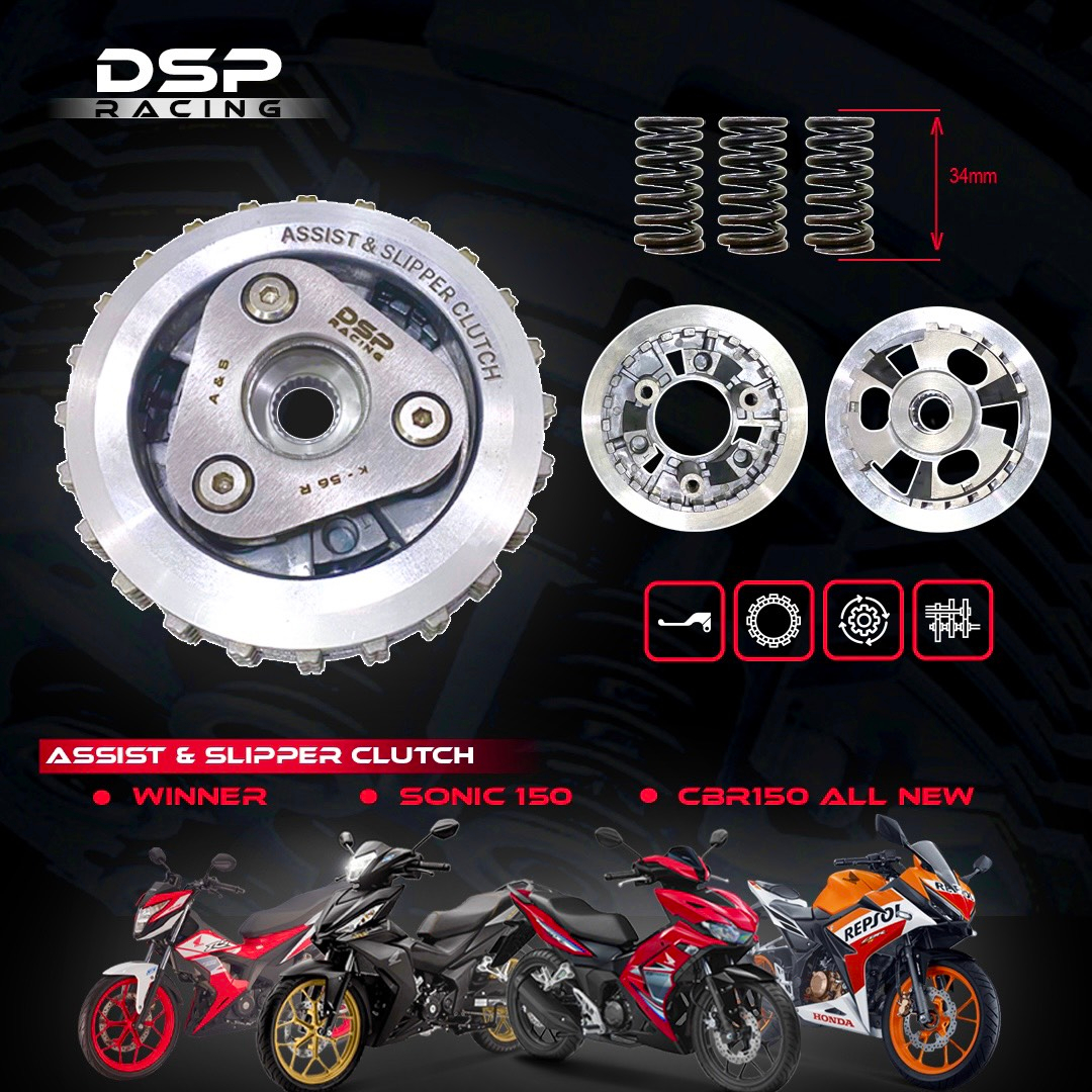 Bộ nhôm nồi Winner Nồi chống trượt trợ lực DSP cho WINNER X WINNER V1 Sonic CBR đời mới RS150 GTR150