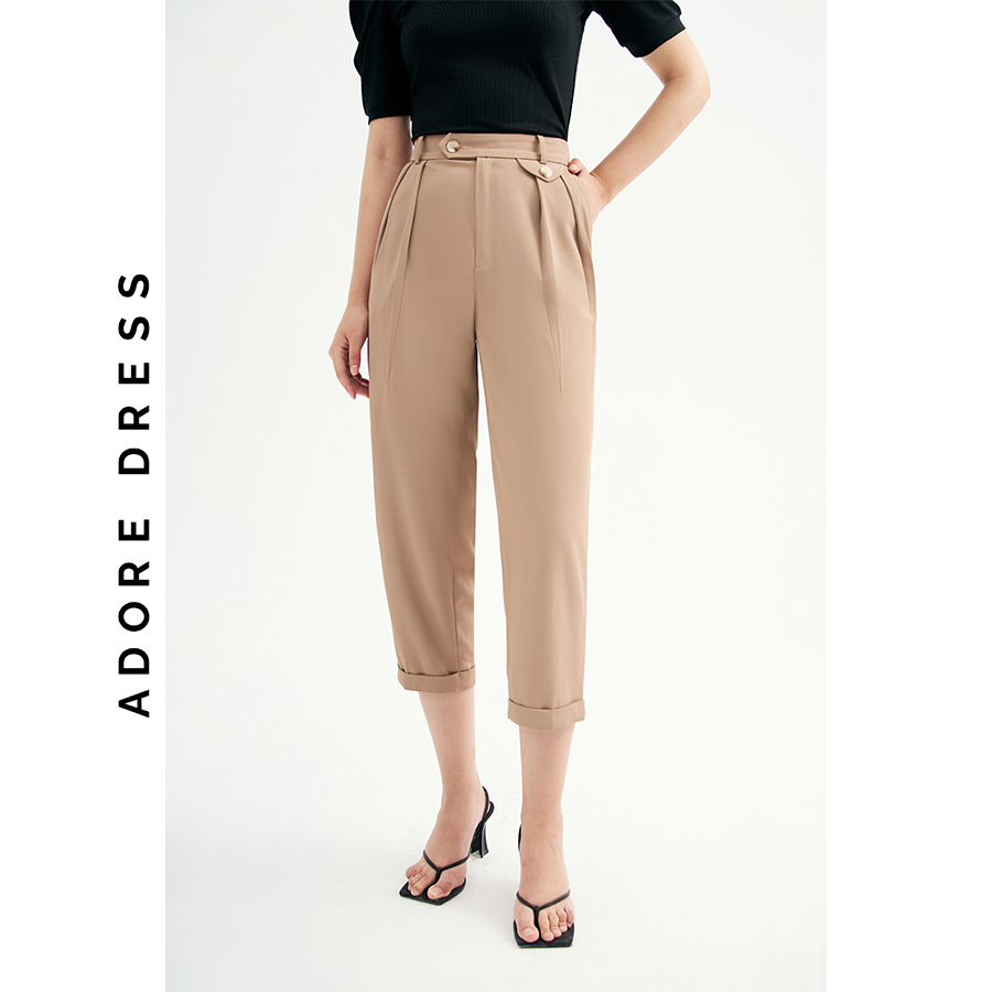 Quần Smart trousers casual style tuytsy trơn 5 màu 311TR1001 ADORE DRESS