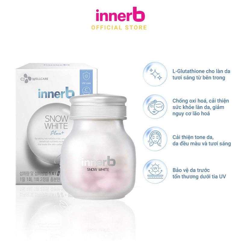 [GIFT] Thực phẩm bảo vệ sức khỏe InnerB Snow White (28g)