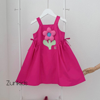 [ZUNKids] Váy 2 dây bản đính hoa