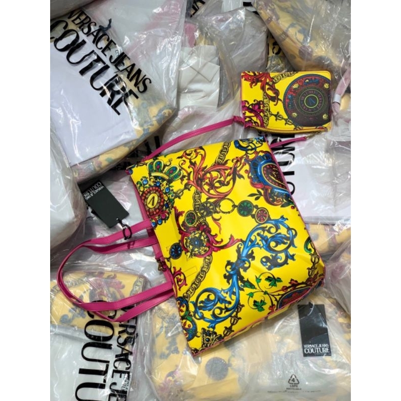 Túi Tote Versace Jean Coutures Convertible