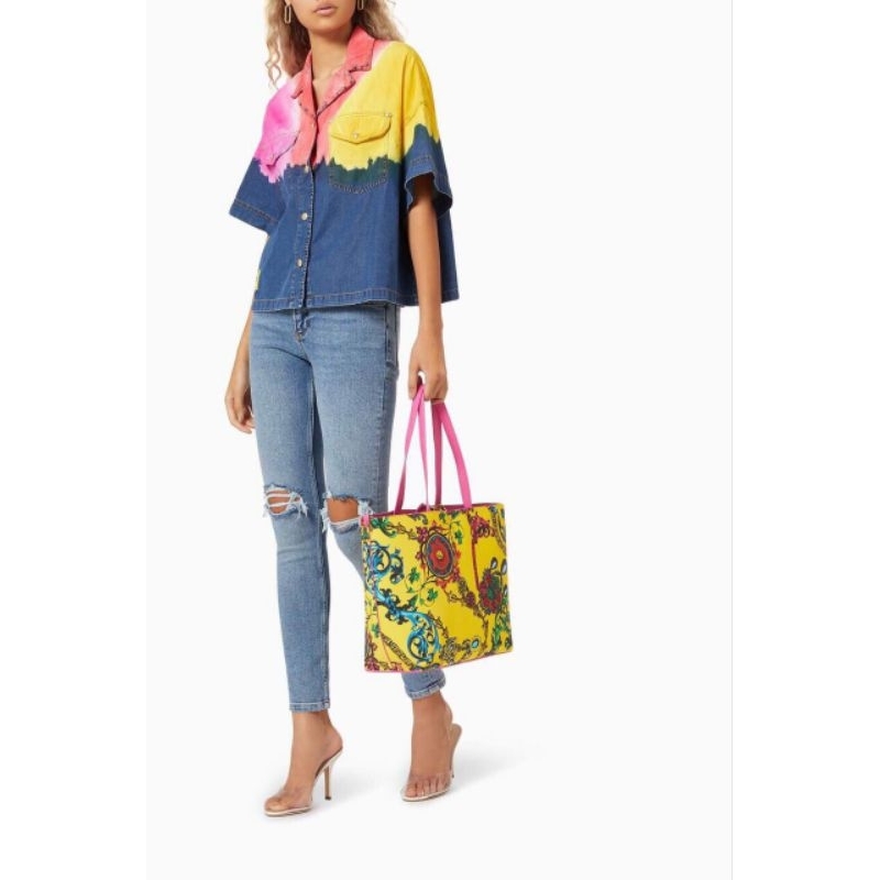 Túi Tote Versace Jean Coutures Convertible