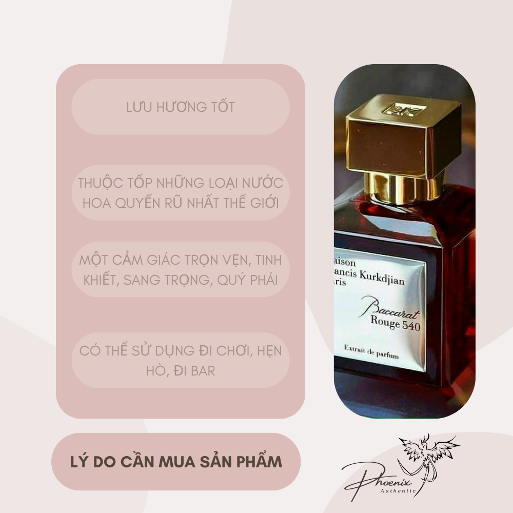 Nước Hoa Nữ MFK Baccarat Rouge 540 EDP chiết 10ml Mẫu thử nước hoa chiết nữ cao cấp hương hoa cỏ ngọt ngào | BigBuy360 - bigbuy360.vn