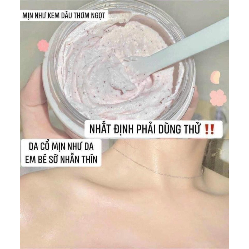 Tẩy tế bào chết body Dove xanh, hồng 225gr bản Đức