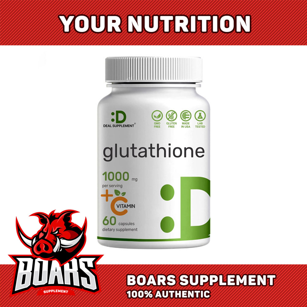 Deal Supplement Glutathione 1000mg + Vitamin C , Viên Uống cải thiện tình trạng da
