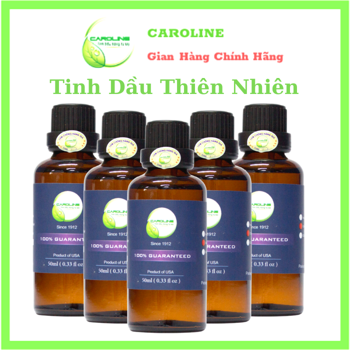 Tinh Dầu xông thơm phòng CAROLINE chiết xuất từ nguyên liệu Thiên Nhiên làm thơm không gian sống, khử mùi hôi hiệu quả