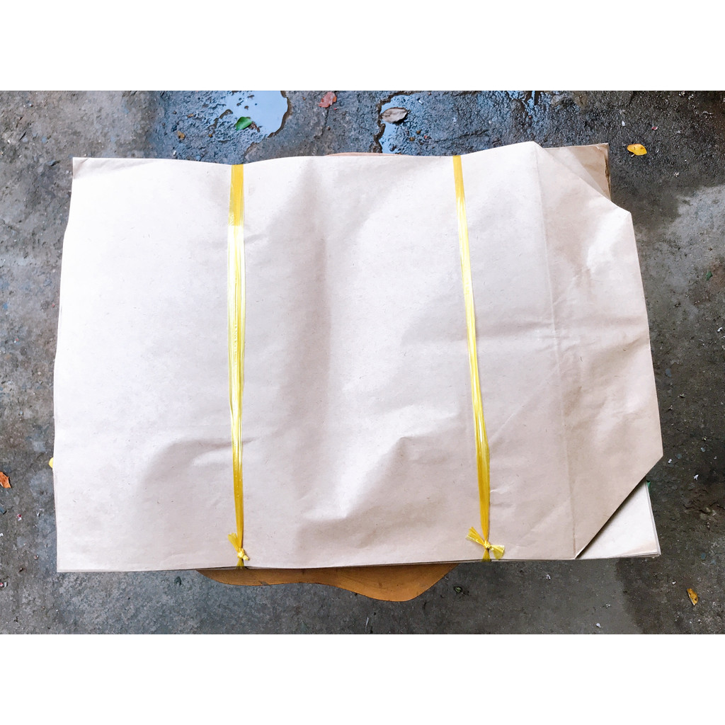 25 Túi giấy xi măng Size 40*30*13 cm loại Graft -Tiện ích môi trường gói trái cây 5kg thực phẩm rau củ quả hay gói hàng