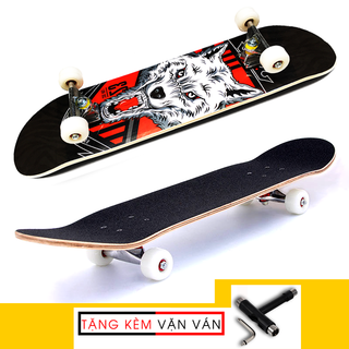 Ván Trượt SkateBroad Mặt Nhám cho người lớn và trẻ em + Tặng Kèm Tool