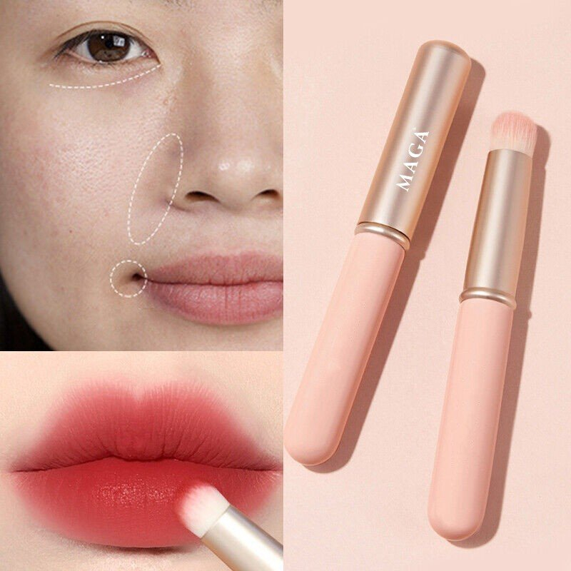 Cọ Tô Son Môi Và Che Khuyết Điểm Có Nắp Đậy MAGA Honey Pink