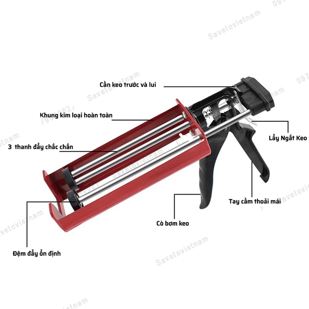 Súng bắn keo chít mạch SAVETO