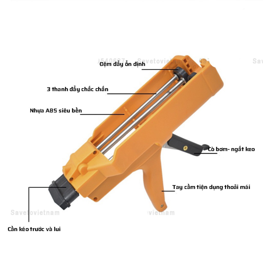 Súng bắn keo chít mạch SAVETO