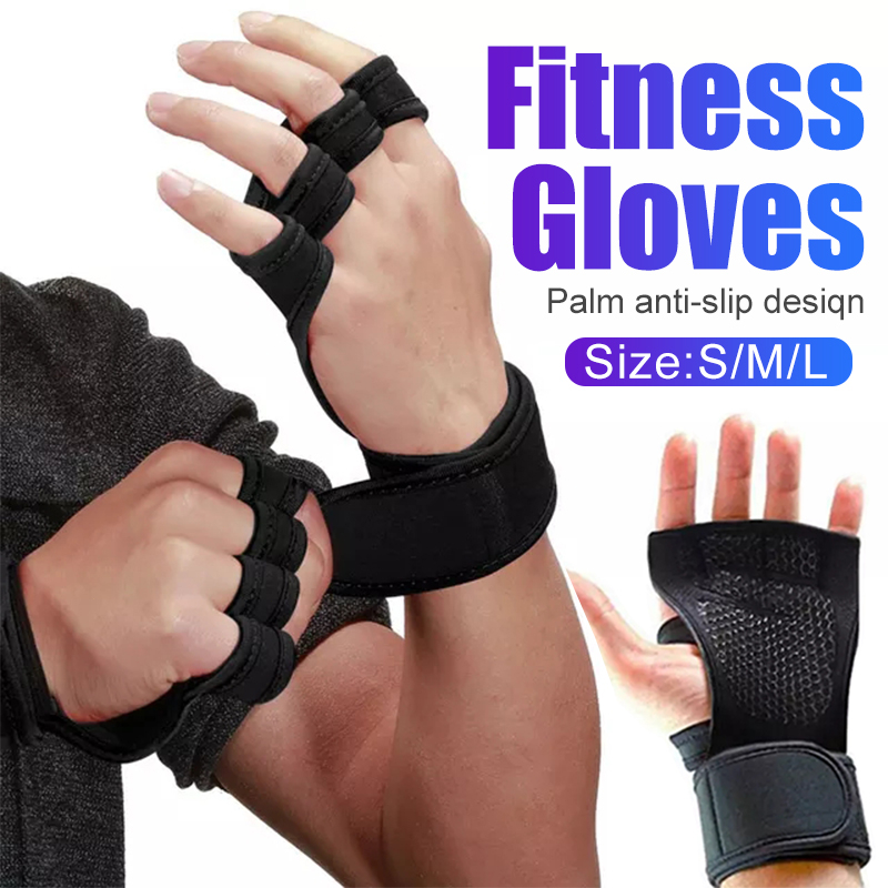 Găng Tay Tập Gym,Bao Tay Tập Gym có quấn cổ tay,Dây Kéo Lưng kết hợp bảo vệ cổ tay thời trang chính hãng siêu bền