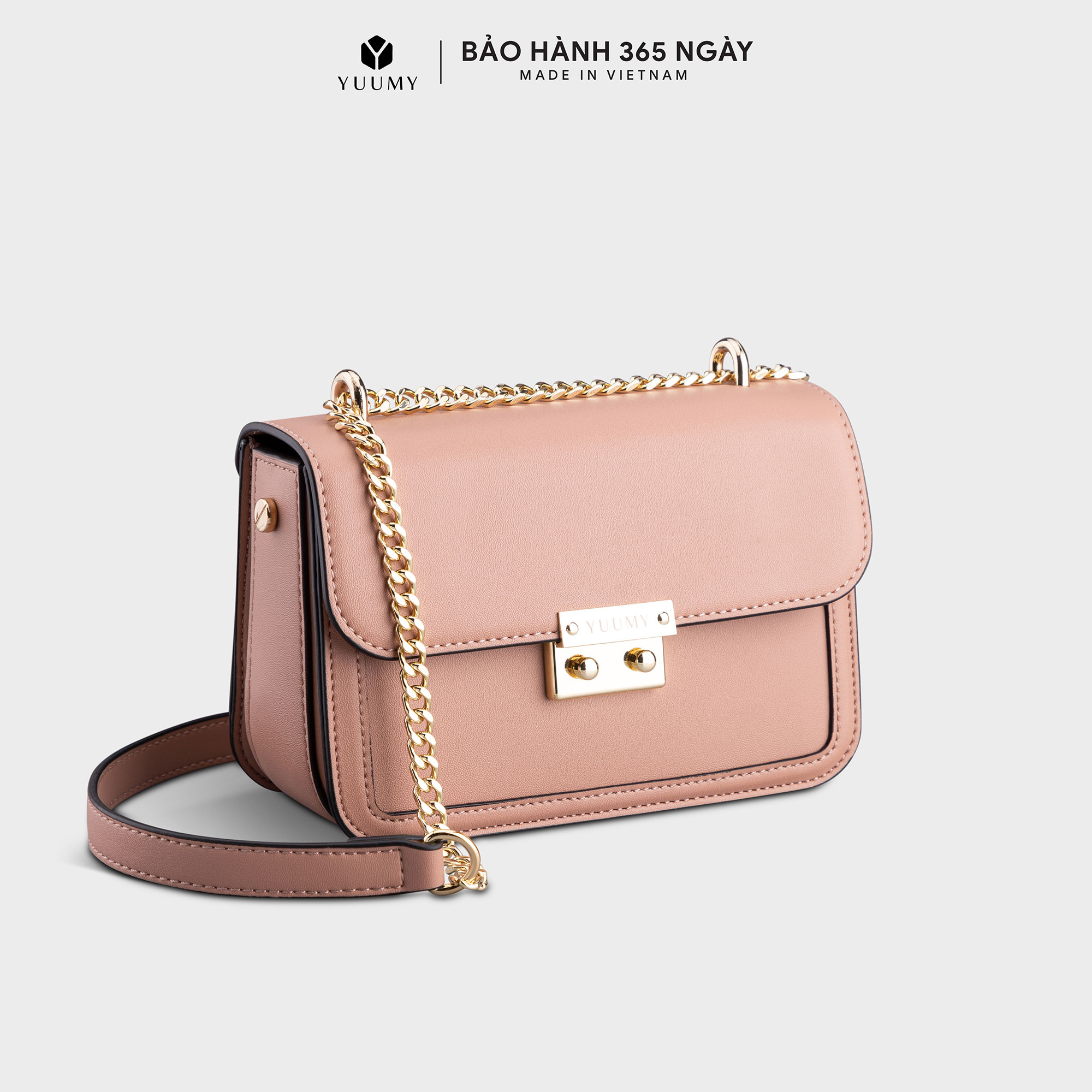 Túi đeo chéo da nữ khóa cao cấp Yuumy Seasand YN144