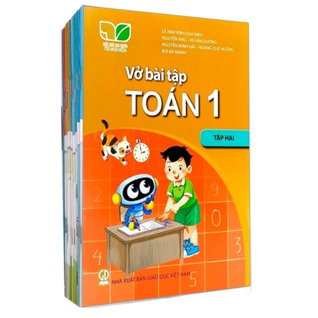 Sách - Bộ Vở Bài Tập Lớp 1 (Cánh Diều - Kết Nối - Chân Trời) - Bộ 9 Cuốn