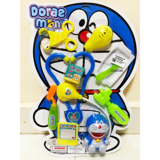 Vỉ đồ chơi bác sĩ khám răng, bác sĩ mèo kitty doremon (bé có thể nhổ răng sâu và thay bằng răng mới được nha)