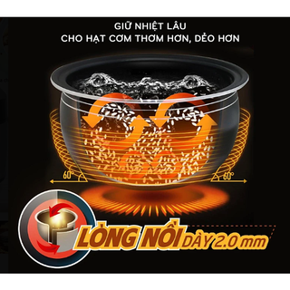 Nồi cơm điện tử Comet CM8088