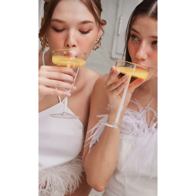 Váy/Đầm body pha lông vũ quyến rũ Midnight Dress