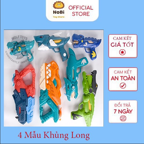 Đồ chơi Súng nước - Súng nước khủng long 4 mẫu vô cùng độc đáo siêu phẩm hè 2023