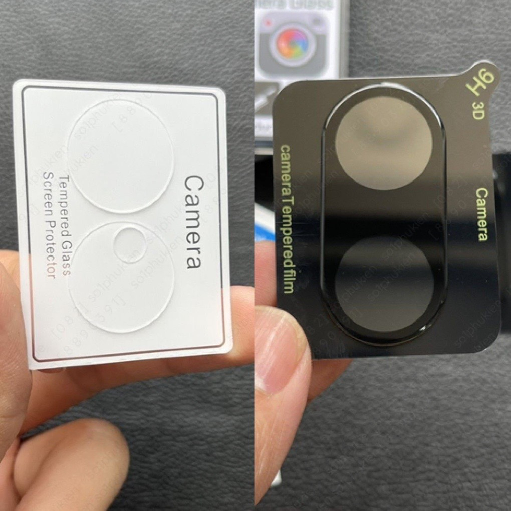 Kính cường lực camera Oppo Reno 8T 5G / Oppo Reno 8T 4G loại kính cam đen và loại kính cam trong suốt giúp bảo vệ camera