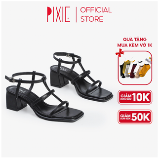 Giày Sandal Chiến Binh Pixie Cao 5cm Quai Mảnh H098