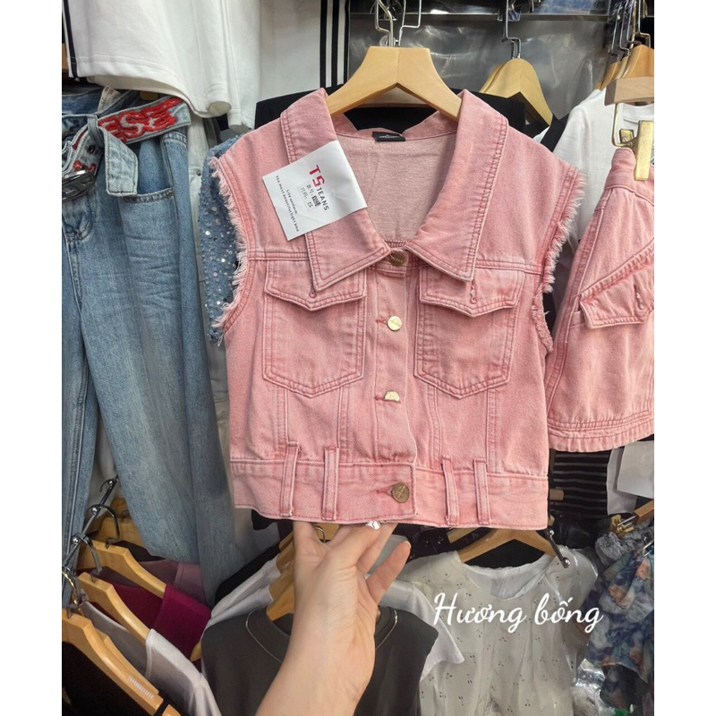 Set Gile Bò Chân Váy Khuy Hot Hit