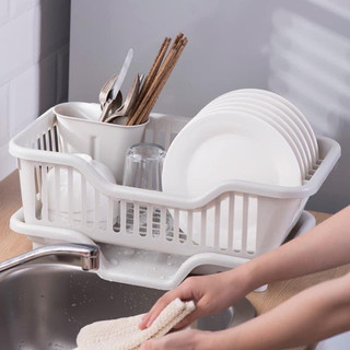 Rổ úp chén bát kèm khay hứng nước