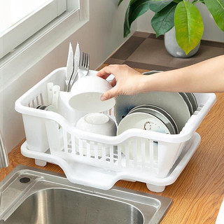 Rổ úp chén bát kèm khay hứng nước