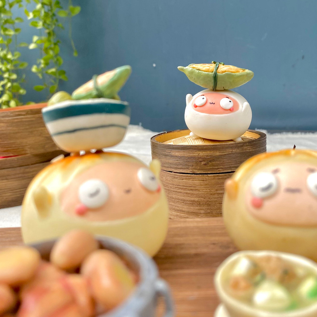 Bánh bao đất sét TiDu / Đồ chơi handmade / Sản phẩm thủ công/ Quà tặng