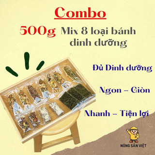 Combo mix 8 loại bánh dinh dưỡng