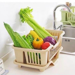 Rổ úp chén bát kèm khay hứng nước