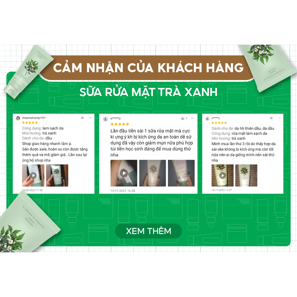 Sữa Rửa Mặt Cho Da Dầu Trà Xanh Hàn Quốc WHISIS Green Tea Pore Refine Foam Cleansing Giảm Mụn Sạch Sâu 120ml