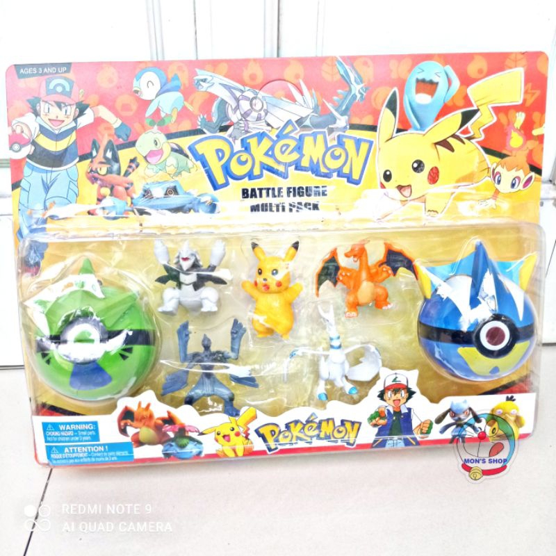 Đồ chơi set trứng và các nhân vật pokemon