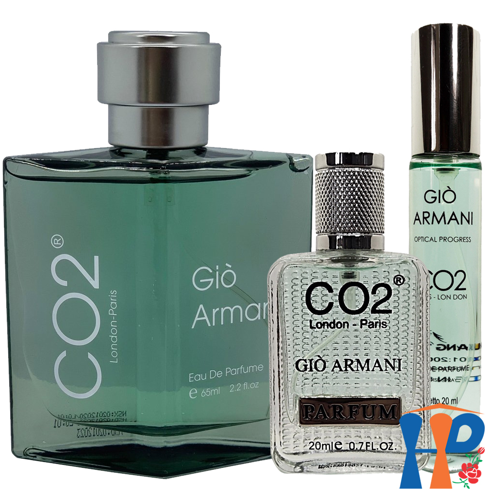 Nước hoa Nam CO2 Gi0 Arm@ni Eau De Perfume (hương gỗ ấm áp, lưu hương 7 - 12 giờ) Hani Peni