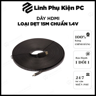 Dây HDMI loại dẹt 15M chuẩn 1.4v