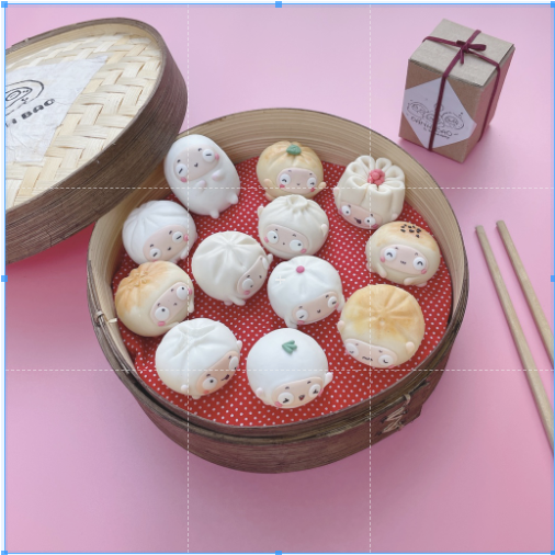 Bánh bao đất sét TiDu / Đồ chơi handmade / Sản phẩm thủ công/ Quà tặng