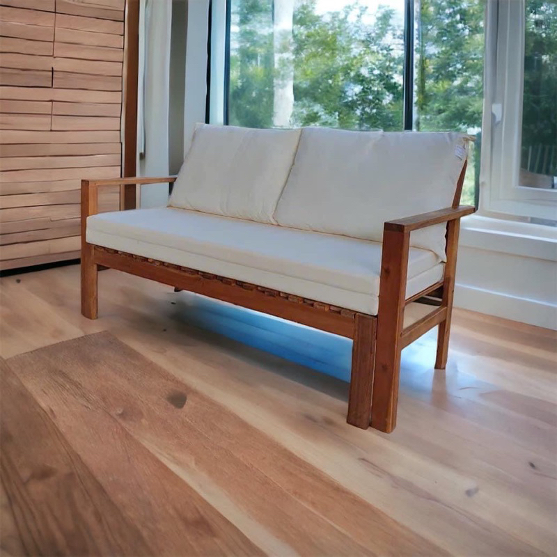 Ghế sofa giường, ghế băng dài có thể kéo giãn thành giường nằm thư giãn, daybed hàng xuất khẩu nguyên thùng