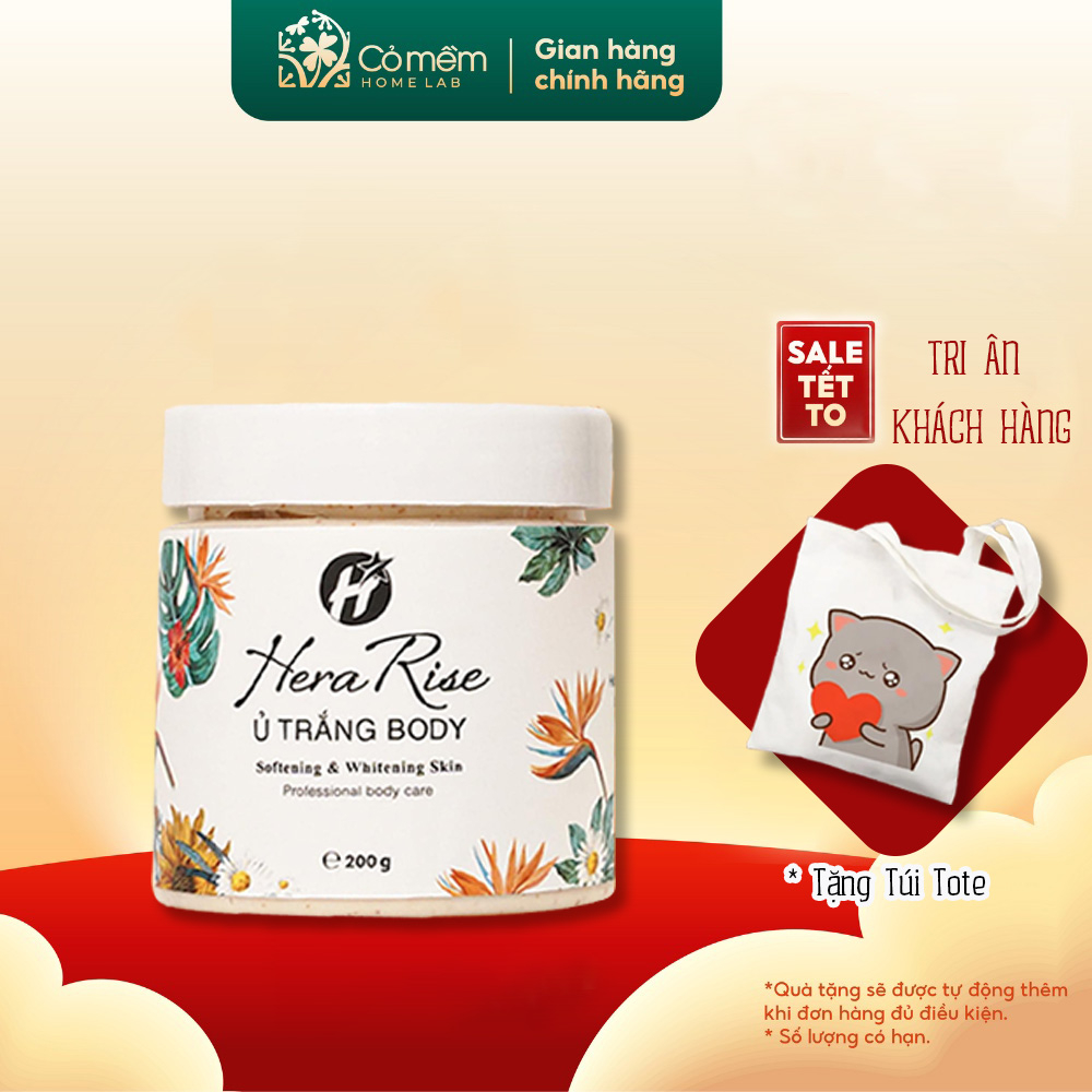 Kem Ủ Trắng Da Body Hera Rise Kem Dưỡng Trắng Nâng Tone Làm Sạch Tế Bào Chết