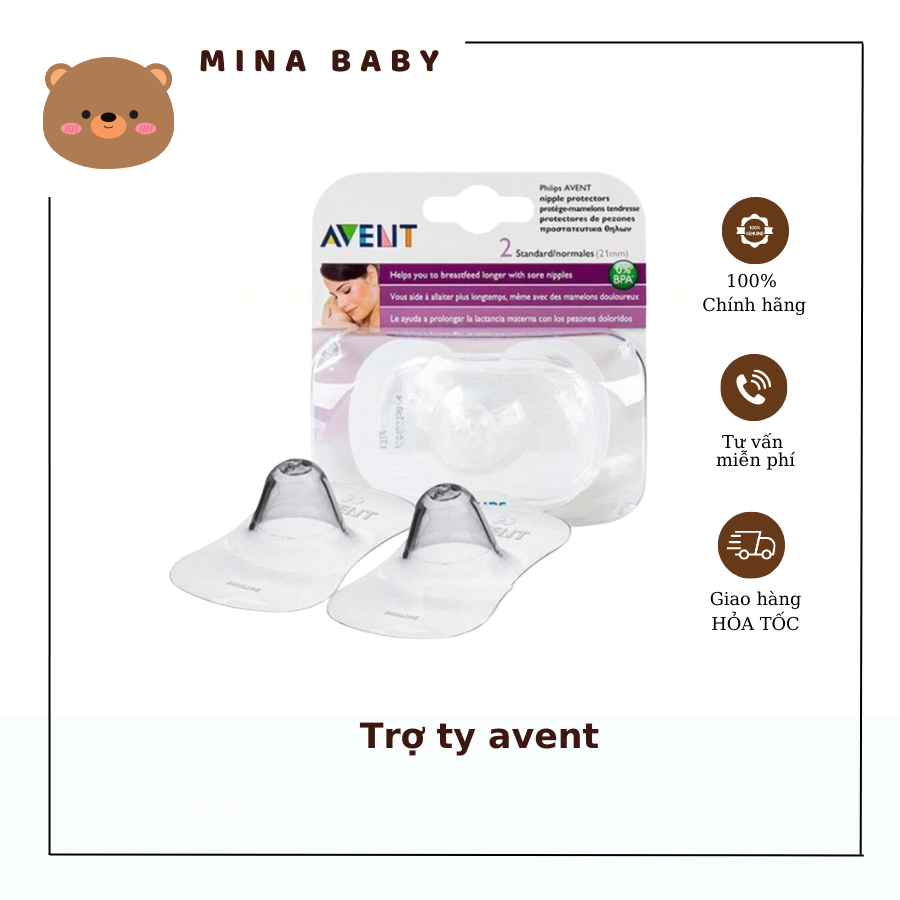 (Chính Hãng) Trợ ti Philips Avent bằng silicone Scf153/01