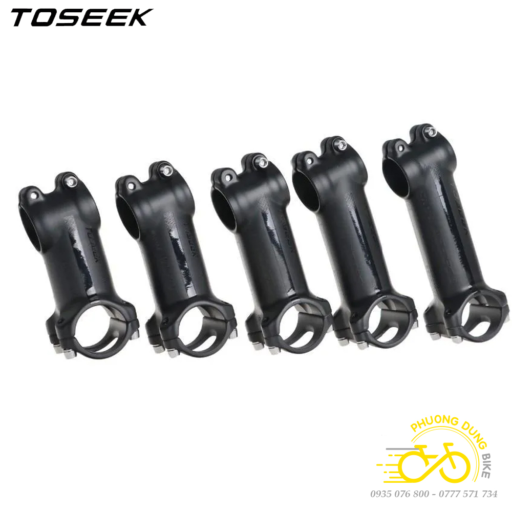 Pô tăng nhôm nhẹ xe đạp TOSEEK 31.8x70mm/80mm/90mm/100mm/110mm
