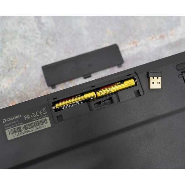 Bàn phím cơ không dây Dareu EK807G Trắng / Đen Wireless 2.4Ghz Bexal DU24