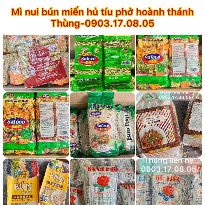 Mì nui bún hủ tíu phở cho cả tuần-THÙNG liên hệ